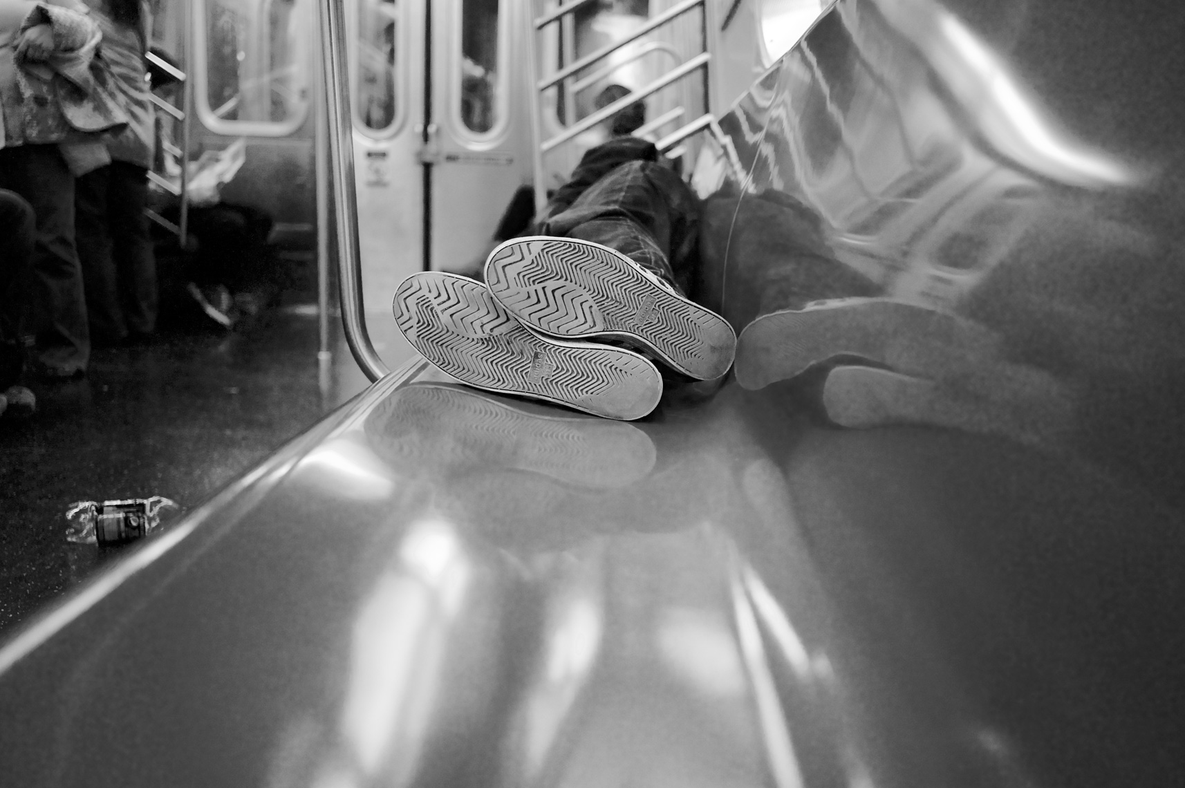 Subway sleeper feet